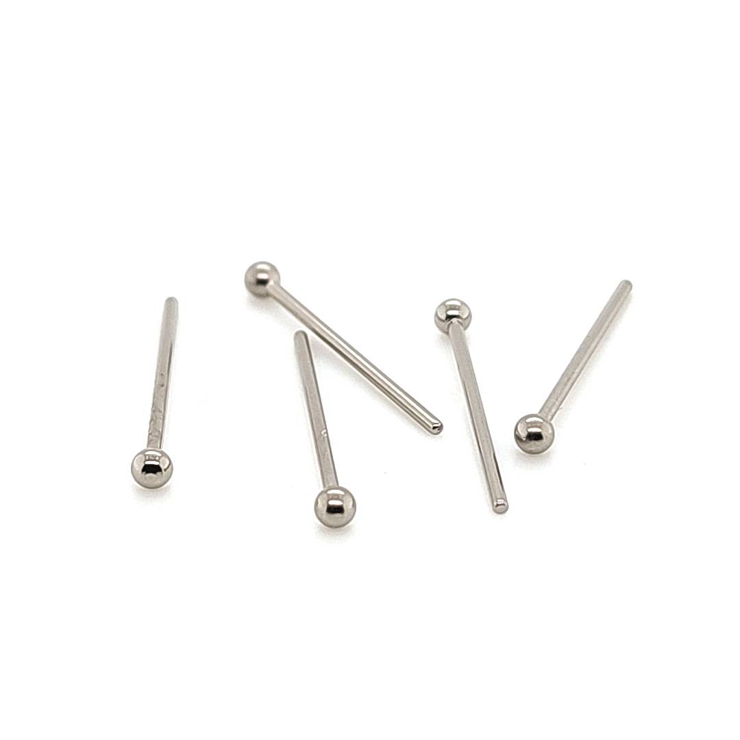 20G/18G Nose Stud, Fishtail- F136 Titanium
