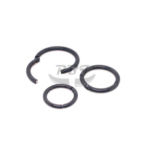 20G-Hinged Segment Clicker-Black Steel
