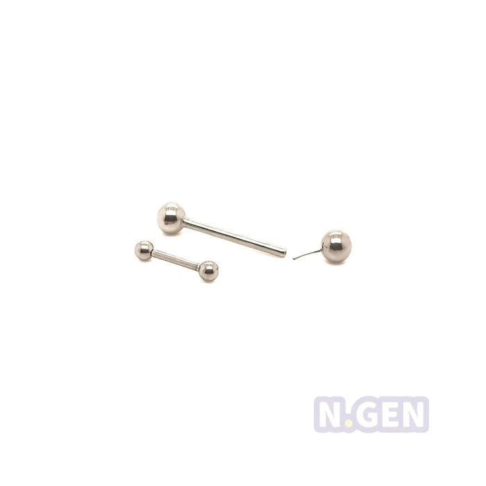 16G Threadless Barbell - F136 Titanium