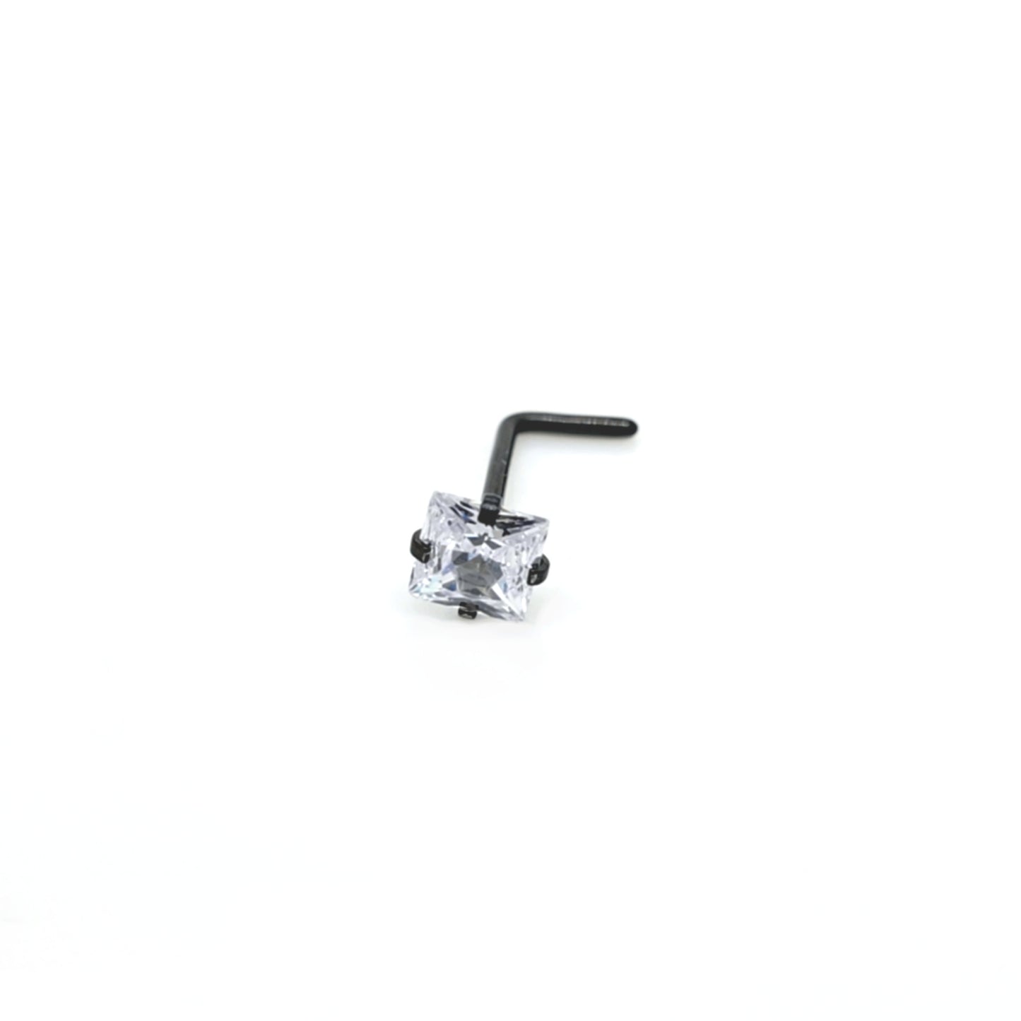 20G L Shape Square CZ Set
