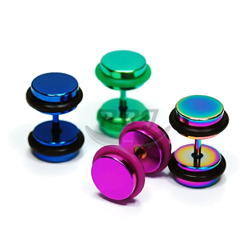 16G 4G~00G Fake Barbell-Color Steel