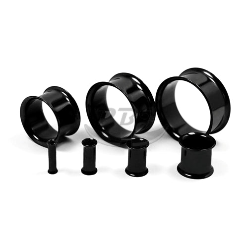 Black Steel-Double Flared Plug- 10G~3/4"