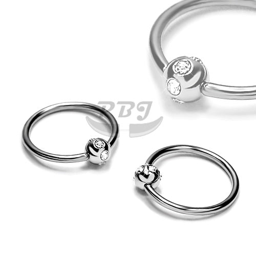 14G-BCR Multi Jeweled-316L S. Steel