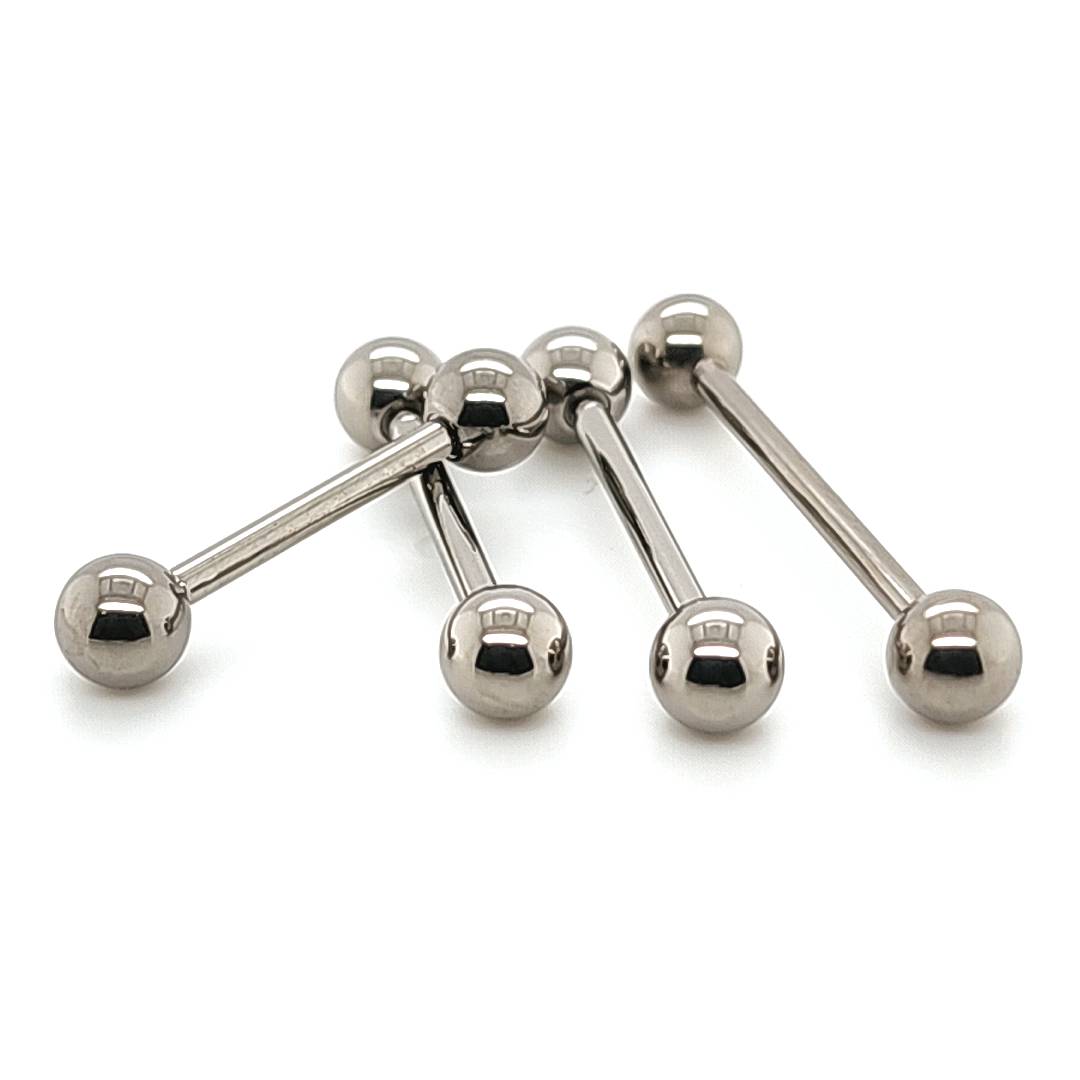 14G Internally Threaded Barbell - F136 Titanium – Pico Body Jewelry