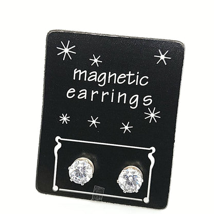 Magnetic Fake CZ Ear Stud