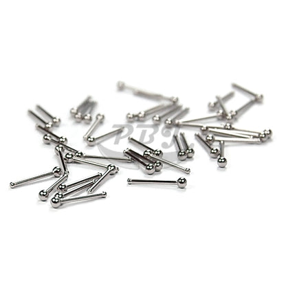 22G Nose Stud, Ball Top 20pc. Case-316L S. Steel