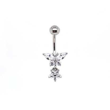 ST-005 All 316LSteel Dangle Belly -316L S. Steel