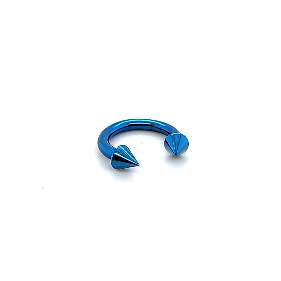 10G CBB Horseshoe, Cone-Color Steel