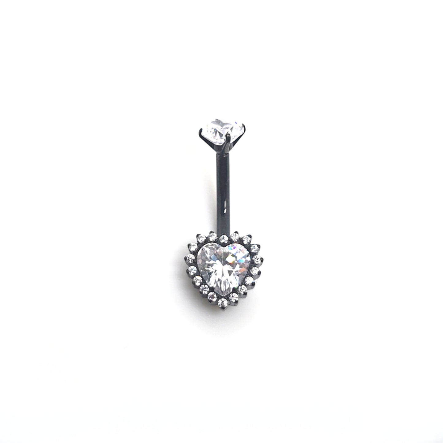 ST-007 Heart CZ  - 316L S. Steel
