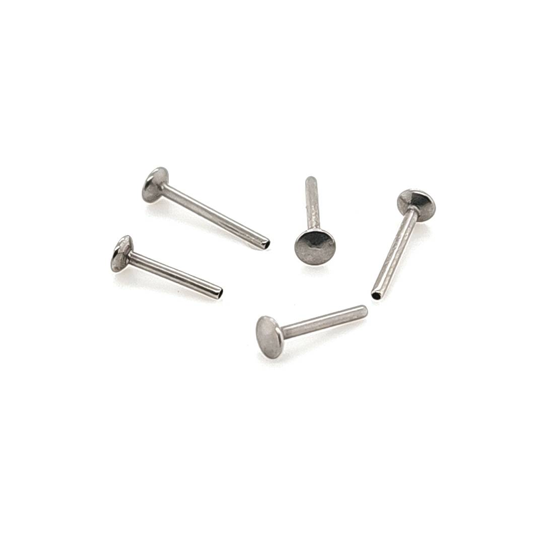 20G Threadless Labret Post - 316L S. Steel – Pico Body Jewelry