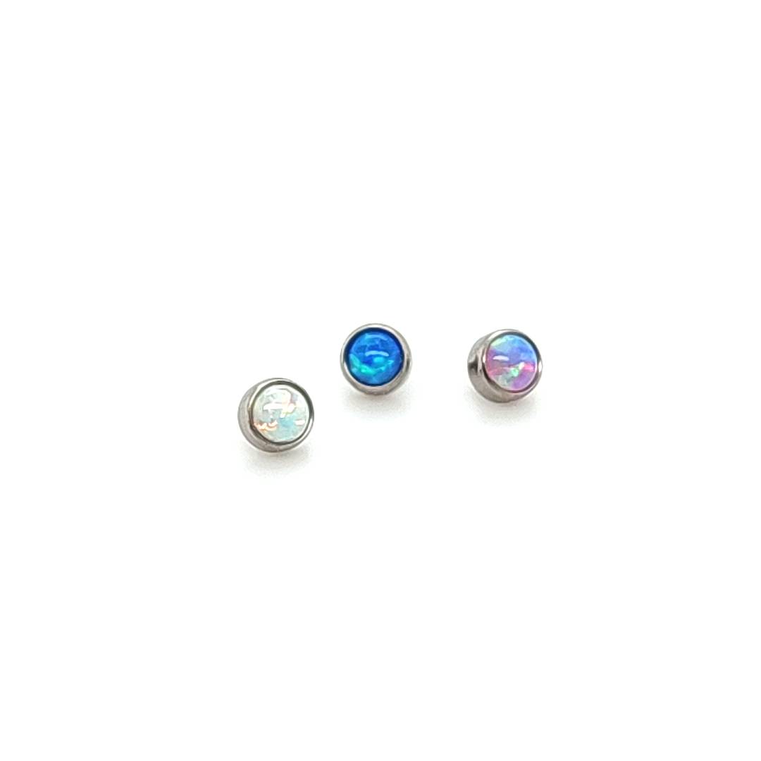 Opal Dermal Top for 14G - F136 Titanium – Pico Body Jewelry