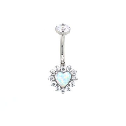 ST-007 Opal Heart  -316L S. Steel