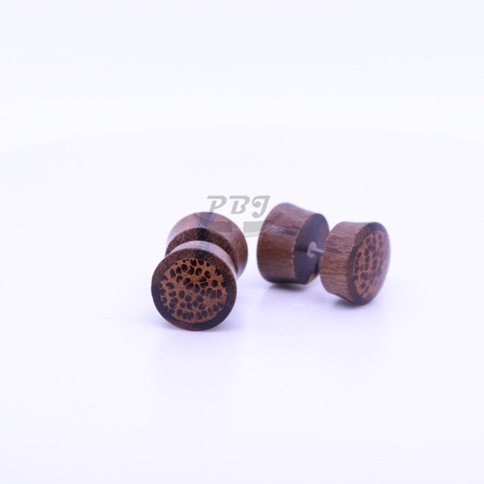 Wood Fake Barbell, Coco-Brown