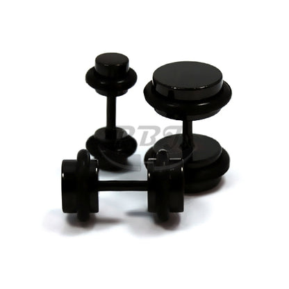 16G 8G~00G Fake Barbell-Black Steel