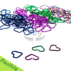 16G Heart Hoop, Flexible-Color Steel