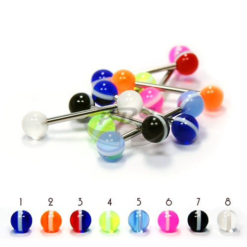 14G Acrylic Barbell-Candy